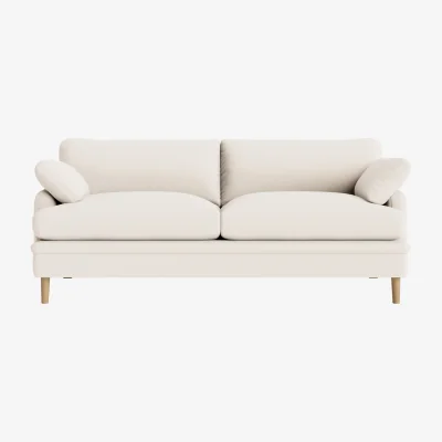 Loaf Squisharoo Flat-Packed Sofa Bed, Large (Frothy Milk Clever Slubby Cotton)
