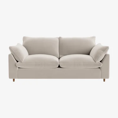 Loaf Slow Riser Sofa Bed, Medium (Warm Dough Clever Velvet)