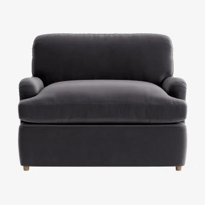 Loaf Jonesy Love Seat Sofa Bed (Wire Wool Clever Velvet)