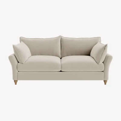 Loaf Brioche Flat Packed Sofa Bed, Medium (Blotting Paper Clever Velvet)