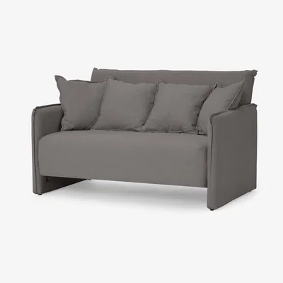 Made.com Medina Small Sofa Bed, Metropolis Grey Weave