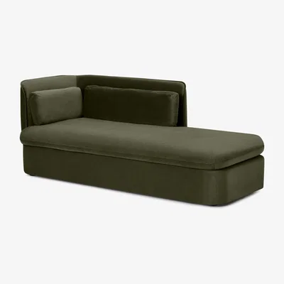Made.com Maliri Day Bed, Pistachio Green Velvet