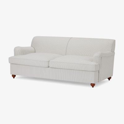 Made.com Orson Sofa Bed, Off-White Striped Recycled Safi