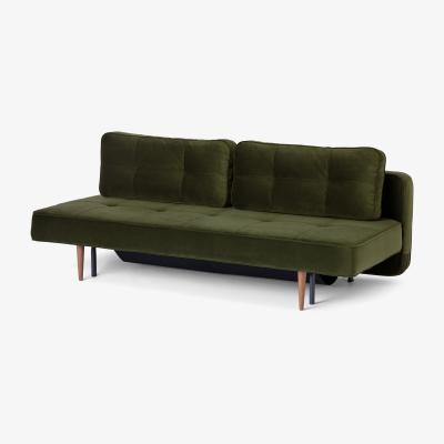 Made.com Marin Pocket Sprung Platform Sofa Bed, Highland Green Velvet