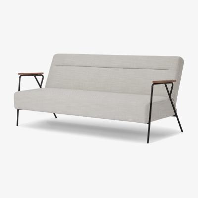 Made.com Merle Click Clack Sofa Bed, Ecru Loop Textured Boucle