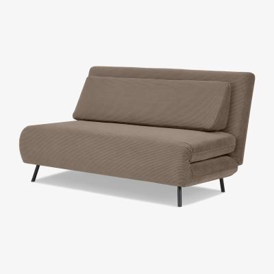 Made.com Kahlo Large Sofa Bed, Taupe Corduroy Velvet