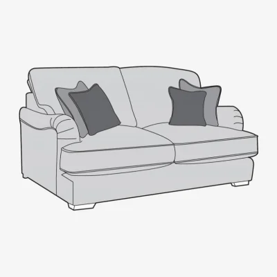 Downtown Lorelai 2 Seater Sofa Bed - Fabric Grade E