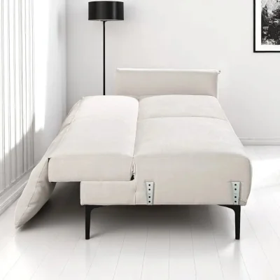 OAT Home Padstow Upholstered Click Clack Sofa Bed, Natural