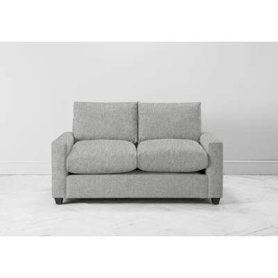 Perch and Parrow Mimi Two-Seater Sofa Bed in The Great White