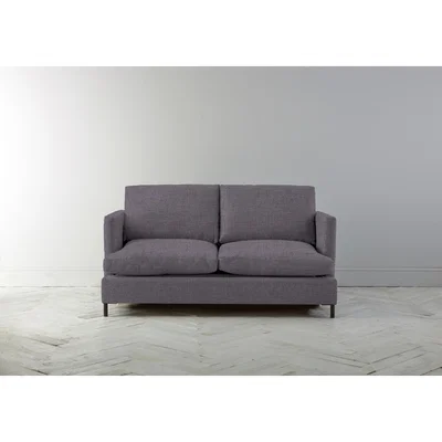 Perch and Parrow Justin Three-Seater Sofabed in Violet Leaf