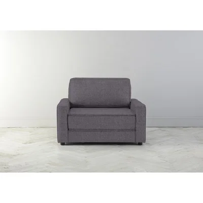 Perch and Parrow Dacre Single Sofabed in Violet Leaf