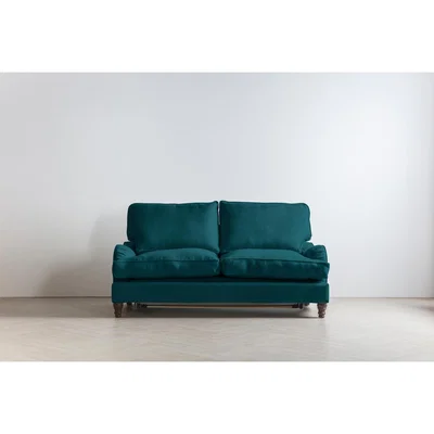 Perch and Parrow Robyn Three-Seater Sofa Bed in Spanish Blue