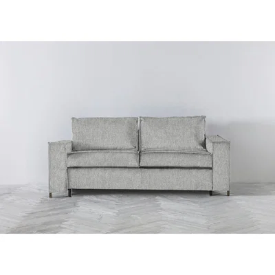 Perch and Parrow George Three-Seater Sofa Bed in The Great White