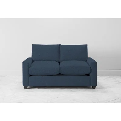 Perch and Parrow Mimi Three-Seater Sofa Bed in Oxford Blue