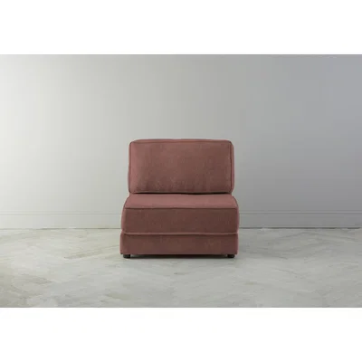Perch and Parrow Dacre Single No Arms Sofabed in Cinnamon Latte