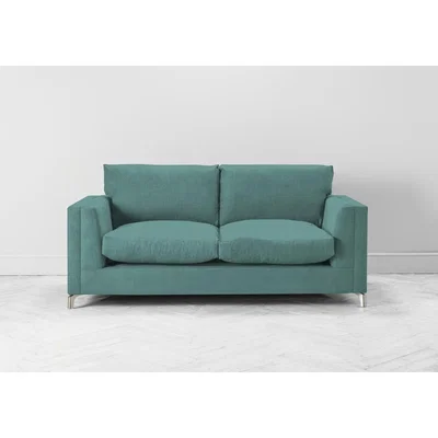 Perch and Parrow Chris Three-Seater Sofa Bed in Turkish Blue