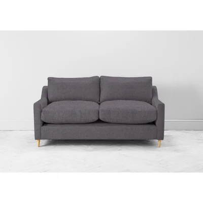 Perch and Parrow Josh Two-Seater Sofa Bed in Violet Leaf