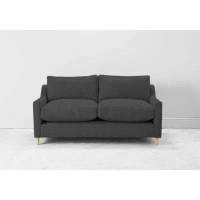 Perch and Parrow Josh Three-Seater Sofa Bed in Crow Black