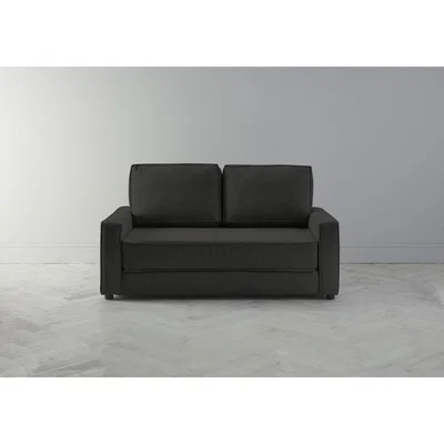 Perch and Parrow Dacre Three-Seater Sofabed in Obsidian Black