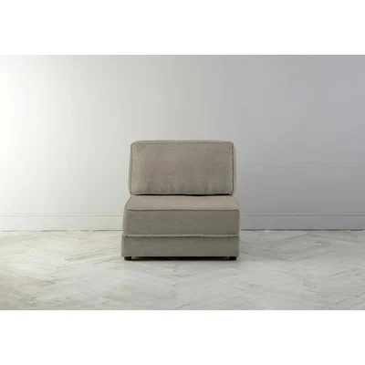 Perch and Parrow Dacre Single No Arms Sofabed in Welsh Flint