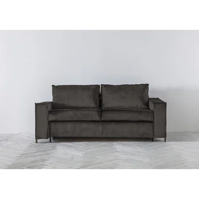 Perch and Parrow George Three-Seater Sofa Bed in Mocha