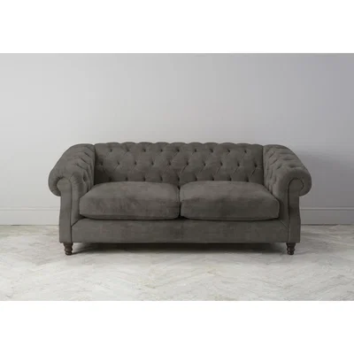 Perch and Parrow Algernon Three-Seater Sofa Bed in Chestnut
