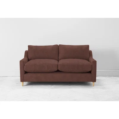 Perch and Parrow Josh Two-Seater Sofa Bed in Cinnamon Latte