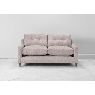 Perch and Parrow Nathan Three-Seater Sofa Bed in Blush Pink