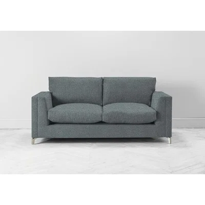 Perch and Parrow Chris Two-Seater Sofa Bed in Caspian Blue
