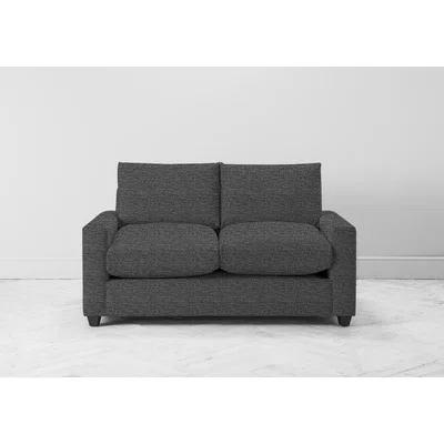 Perch and Parrow Mimi Two-Seater Sofa Bed in Hola Black