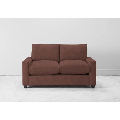 Perch and Parrow Mimi Two-Seater Sofa Bed in Cinnamon Latte