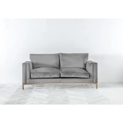 Perch and Parrow Jamie Three-Seater Sofa Bed in Silver Spoon