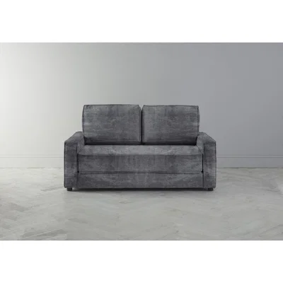 Perch and Parrow Dacre Two-Seater Sofabed in Rhino Grey