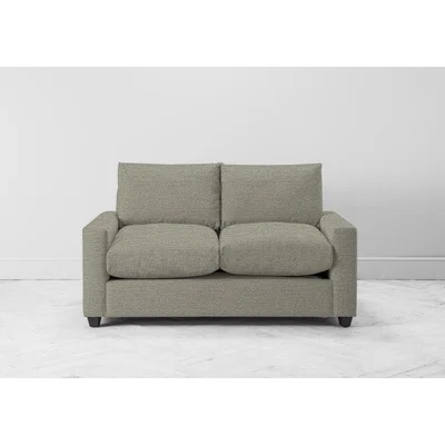 Perch and Parrow Mimi Two-Seater Sofa Bed in Diamond Dust
