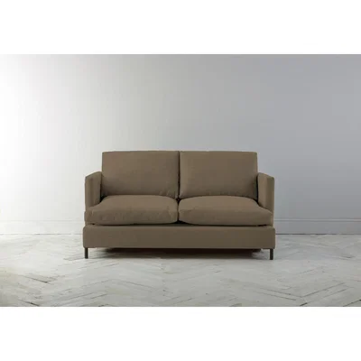 Perch and Parrow Justin Three-Seater Sofabed in Saddle Brown