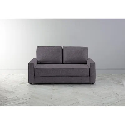Perch and Parrow Dacre Two-Seater Sofabed in Violet Leaf