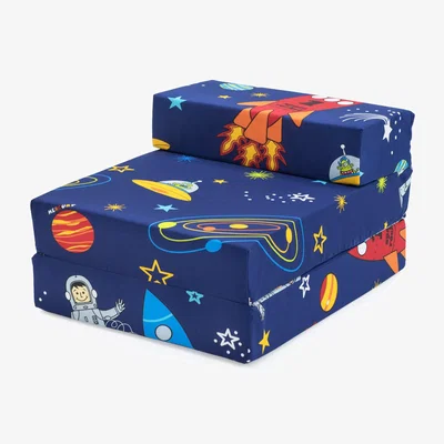 The Range Space Boy Kids Z Mattress Futon Bed - Blue