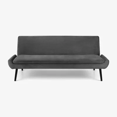 The Range Gaudi Sofabed - Grey Velvet