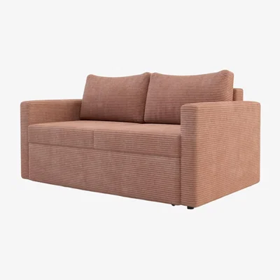 The Range Sofi Two Seater Sofa Bed with Storage Container - Pink