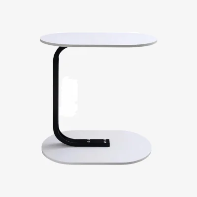 The Range Side Table for Sofa Bed Small Snack Coffee Table - White
