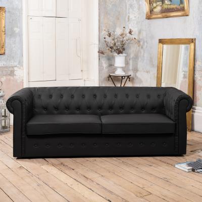 The Range Richland Chesterfield Sofabed - Black