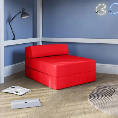 The Range Portable Z Fold Futon - Red