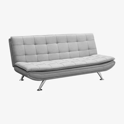 The Range Fabric 3-Seater Convertible Sofa Bed - Light Grey