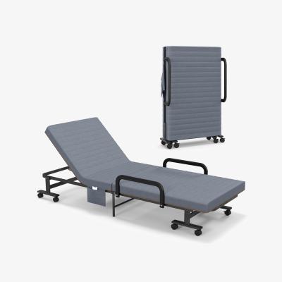 The Range Folding Guest Bed with Mattress - Grey