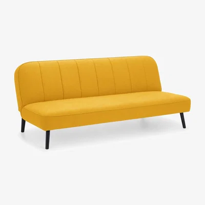The Range Miro Curved Back Sofabed - Mustard