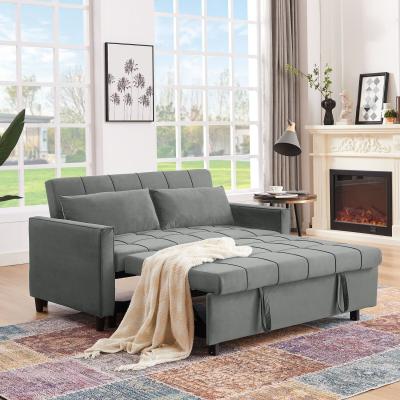 The Range Convertible 3-in-1 Sofa Bed - Grey