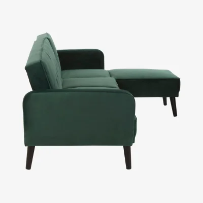 The Range Serene 3 Seat Green Sofa Bed - Green