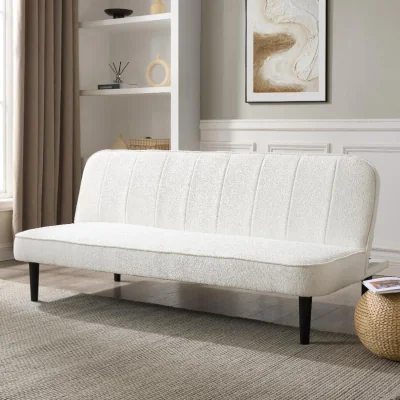 The Range Begonia Sofa Bed - White Boucle