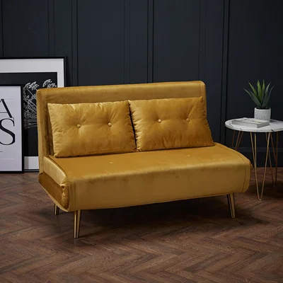 The Range Madison Sofa Bed - Mustard