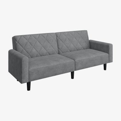 The Range 3-in-1 Convertible Sofa Bed Upholstered Couch - Dark Grey